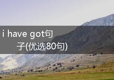 i have got句子(优选80句)
