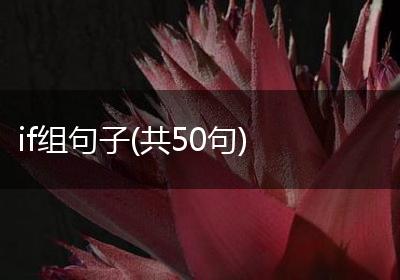 if组句子(共50句)