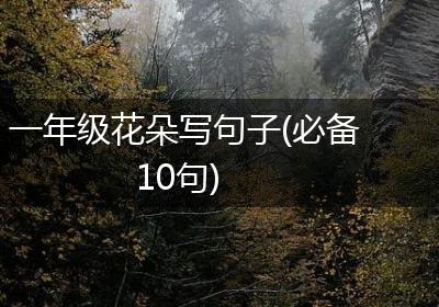 一年级花朵写句子(必备10句)