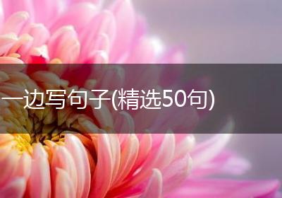 一边写句子(精选50句)