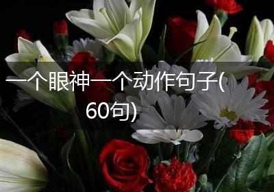 一个眼神一个动作句子(60句)
