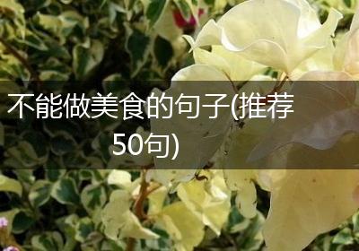 不能做美食的句子(推荐50句)