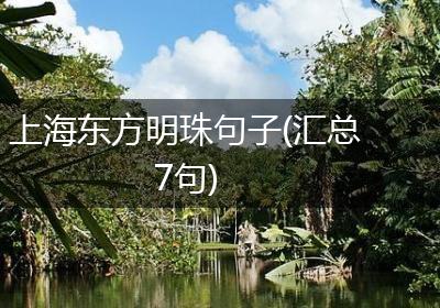 上海东方明珠句子(汇总7句)