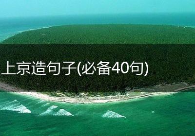 上京造句子(必备40句)