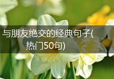 与朋友绝交的经典句子(热门50句)