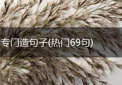 专门造句子(热门69句)