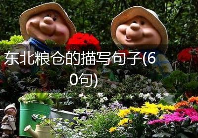 东北粮仓的描写句子(60句)