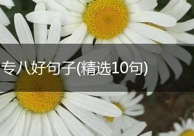 专八好句子(精选10句)