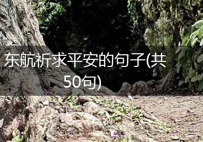 东航祈求平安的句子(共50句)