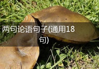 两句论语句子(通用18句)