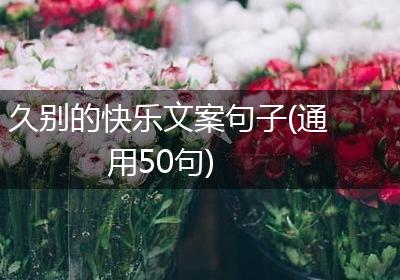久别的快乐文案句子(通用50句)
