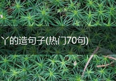 丫的造句子(热门70句)