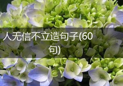 人无信不立造句子(60句)
