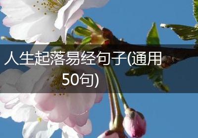 人生起落易经句子(通用50句)