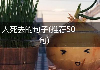 人死去的句子(推荐50句)