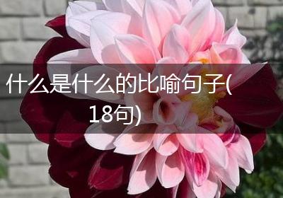 什么是什么的比喻句子(18句)