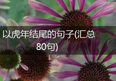 以虎年结尾的句子(汇总80句)