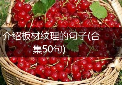 介绍板材纹理的句子(合集50句)