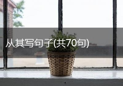 从其写句子(共70句)