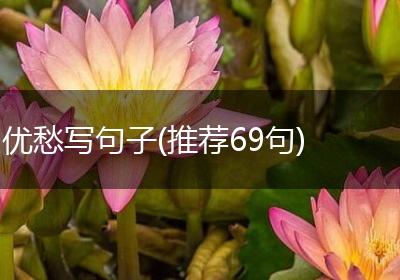 优愁写句子(推荐69句)