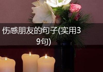 伤感朋友的句子(实用39句)