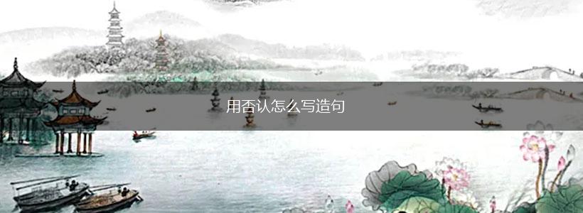 用否认怎么写造句,第1张