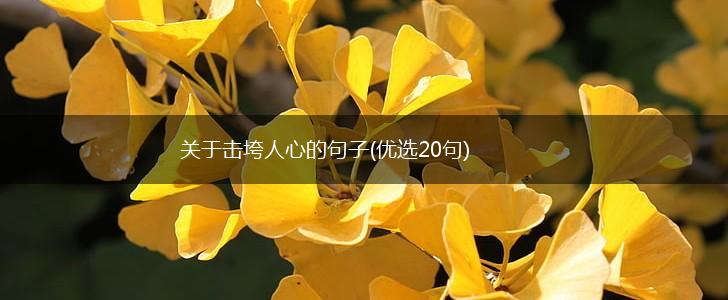 关于击垮人心的句子(优选20句),第1张