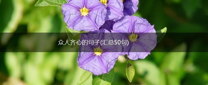 众人齐心的句子(汇总50句),第1张
