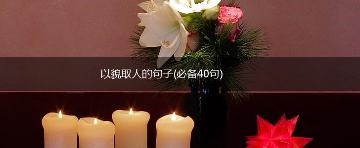 以貌取人的句子(必备40句),第1张