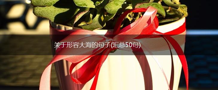 关于形容大海的句子(汇总50句),第1张