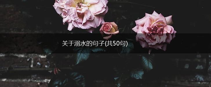 关于溺水的句子(共50句),第1张