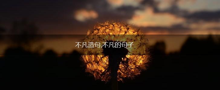 不凡造句,不凡的句子,第1张