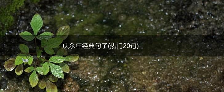 庆余年经典句子(热门20句),第1张