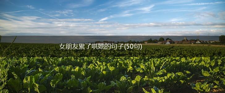 女朋友累了哄她的句子(50句),第1张