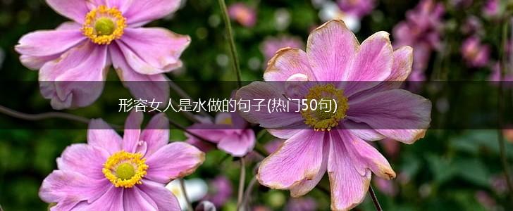 形容女人是水做的句子(热门50句),第1张