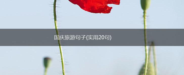 国庆旅游句子(实用20句),第1张