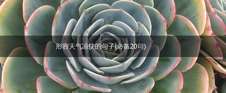 形容天气凉快的句子(必备20句),第1张