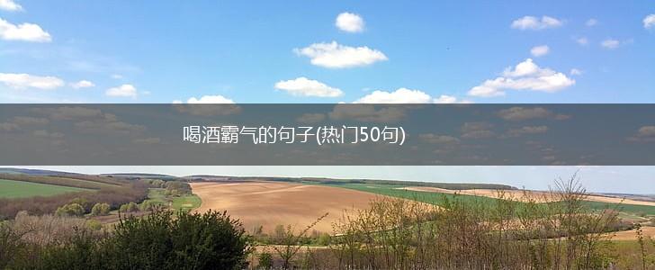 喝酒霸气的句子(热门50句),第1张