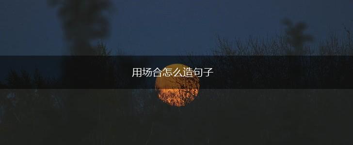 用场合怎么造句子,第1张