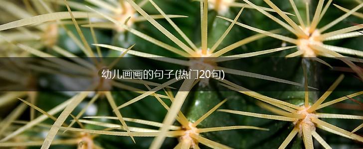 幼儿画画的句子(热门20句),第1张