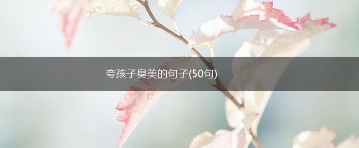 夸孩子臭美的句子(50句),第1张
