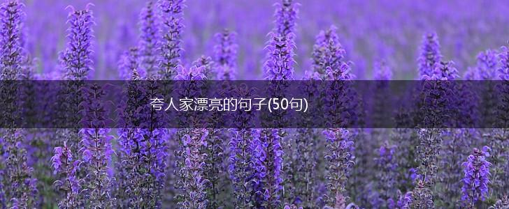 夸人家漂亮的句子(50句),第1张