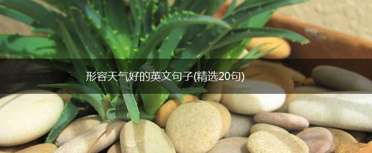 形容天气好的英文句子(精选20句),第1张