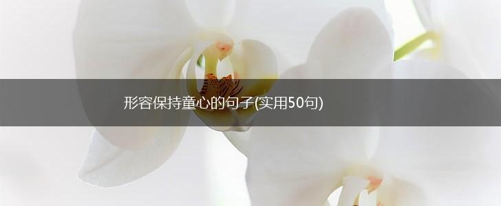 形容保持童心的句子(实用50句),第1张