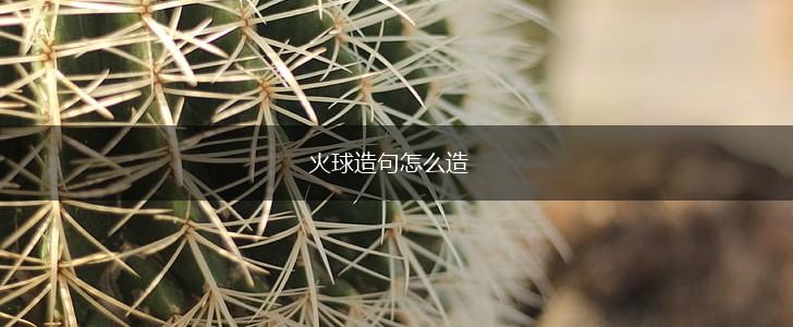 火球造句怎么造,第1张 火球造句怎么造,第1张