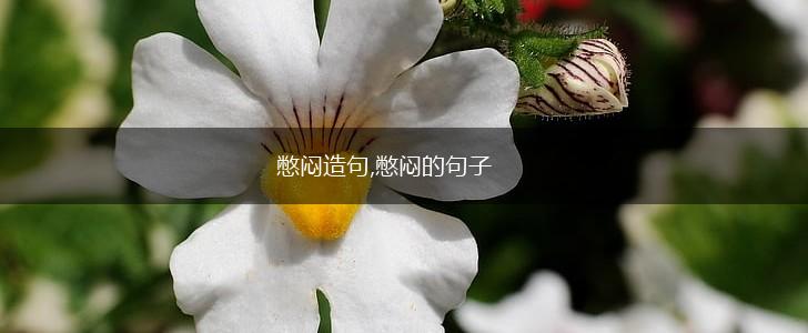 憋闷造句,憋闷的句子,第1张