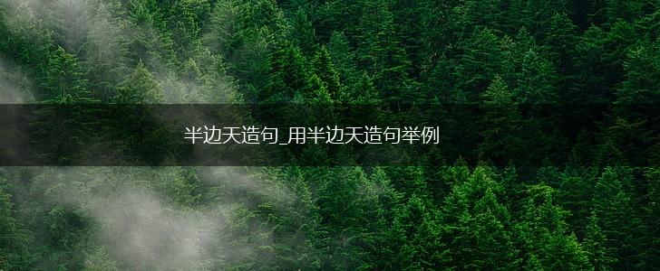 半边天造句_用半边天造句举例,第1张