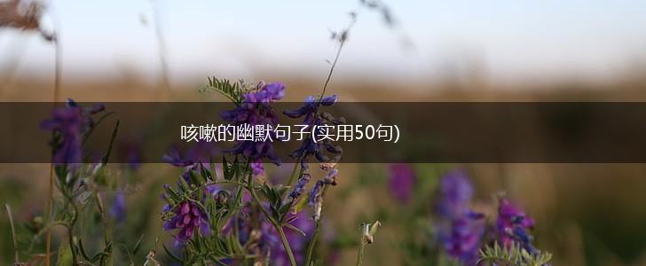 咳嗽的幽默句子(实用50句),第1张
