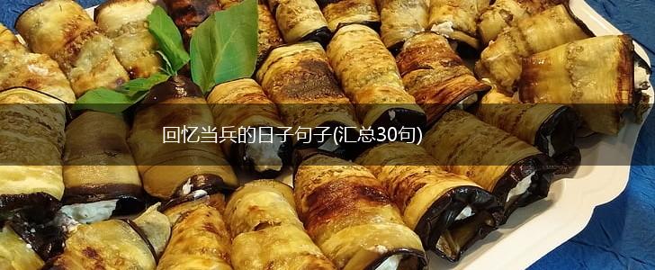 回忆当兵的日子句子(汇总30句),第1张