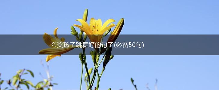 夸奖孩子跳舞好的句子(必备50句),第1张